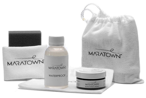 shoe care kit for travel by maratown